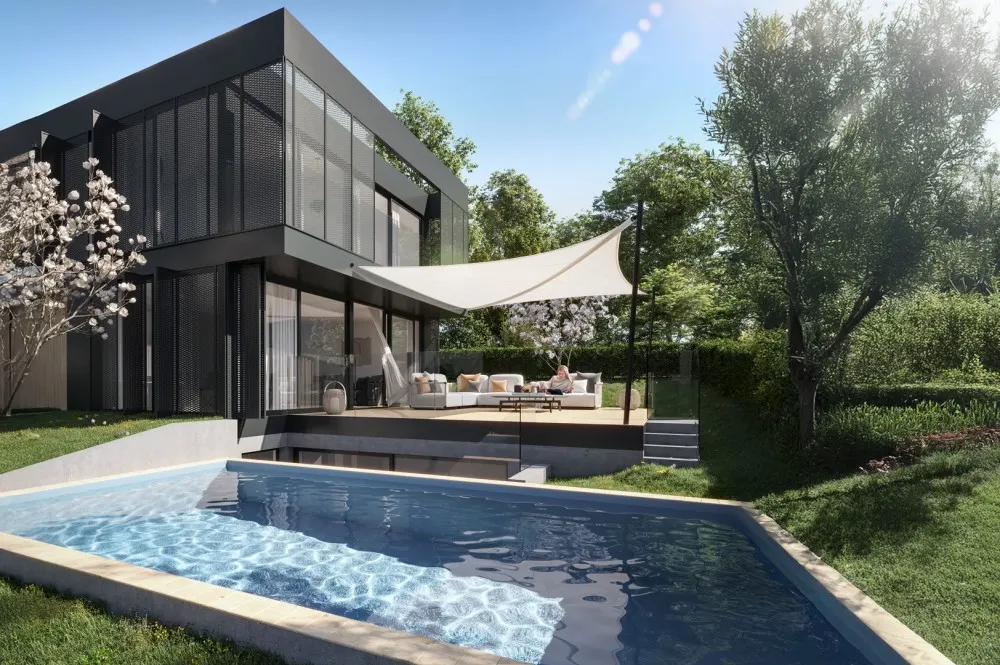 KITZIMMO-Neubau-Luxusvilla in Toplage kaufen - Immobilien Wien Döbling.