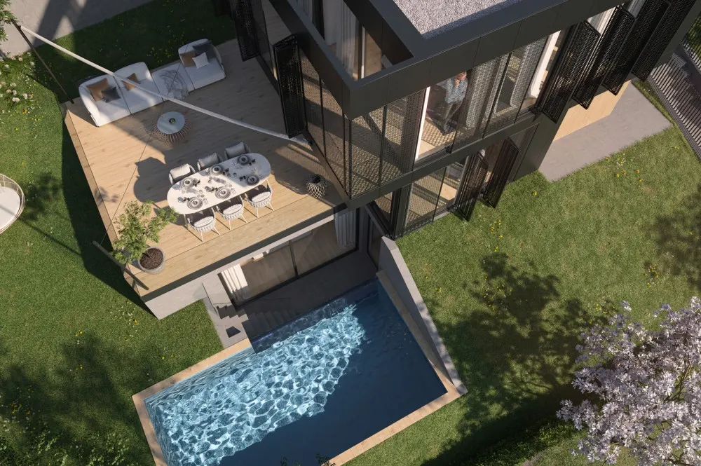 KITZIMMO-Neubau-Luxusvilla in Toplage kaufen - Immobilien Wien Döbling.