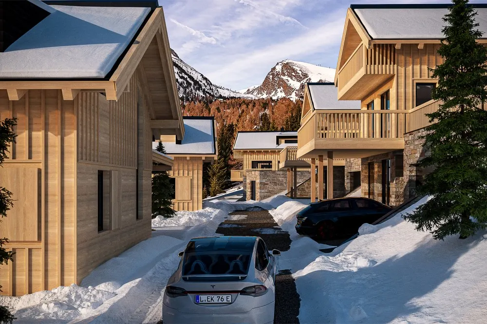 KITZIMMO-exklusives Almchalet 2 in Toplage kaufen - Immobilien Falkertsee Kärnten.