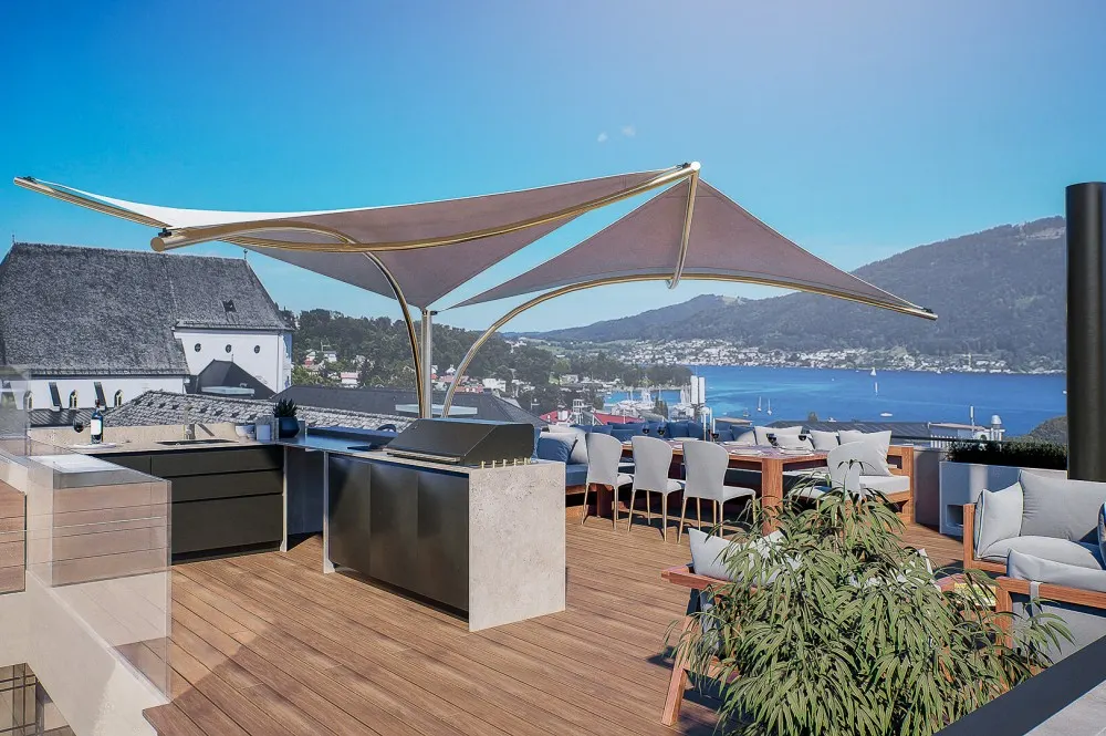 KITZIMMO-Einzigartiges Luxuspenthouse mit Seeblick - Immobilien Altmünster.