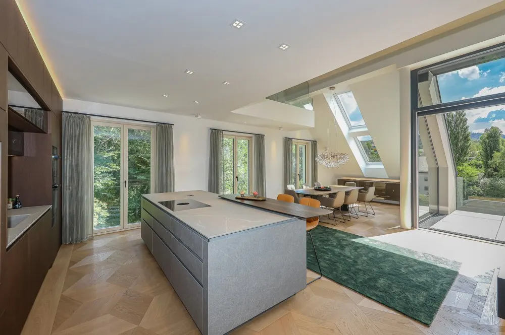 KITZIMMO-International-Luxuspenthouse Gmunden Traunsee kaufen Immobilien Oberösterreich.