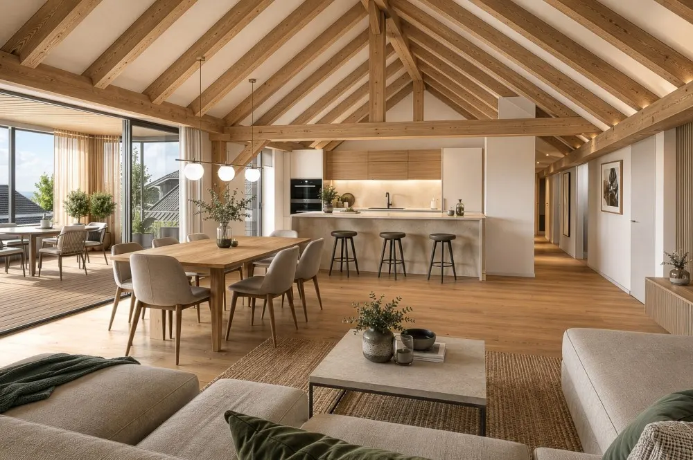 KITZIMMO-Exklusiv-Sanierte Altbau-Gartenmaisonette in Seenähe - Immobilien Gmunden.