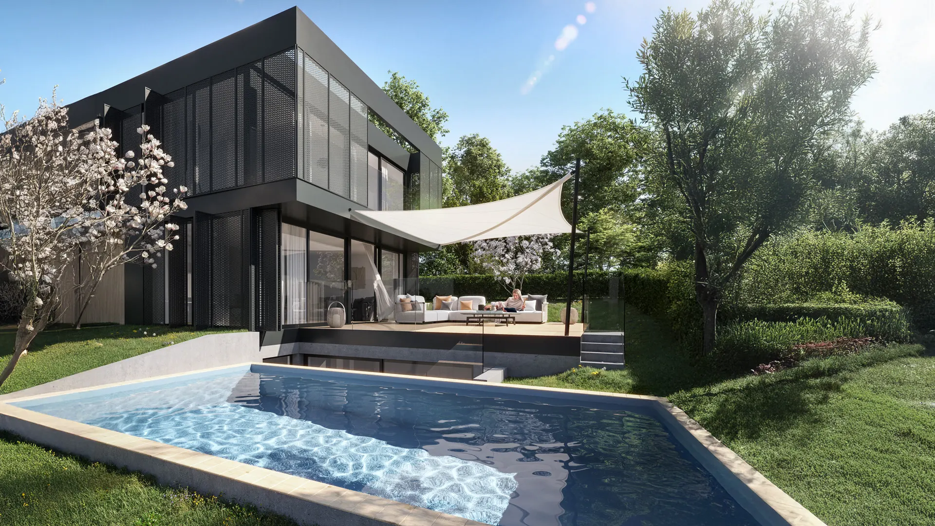 KITZIMMO-Neubau-Luxusvilla in Toplage kaufen - Immobilien Wien Döbling.