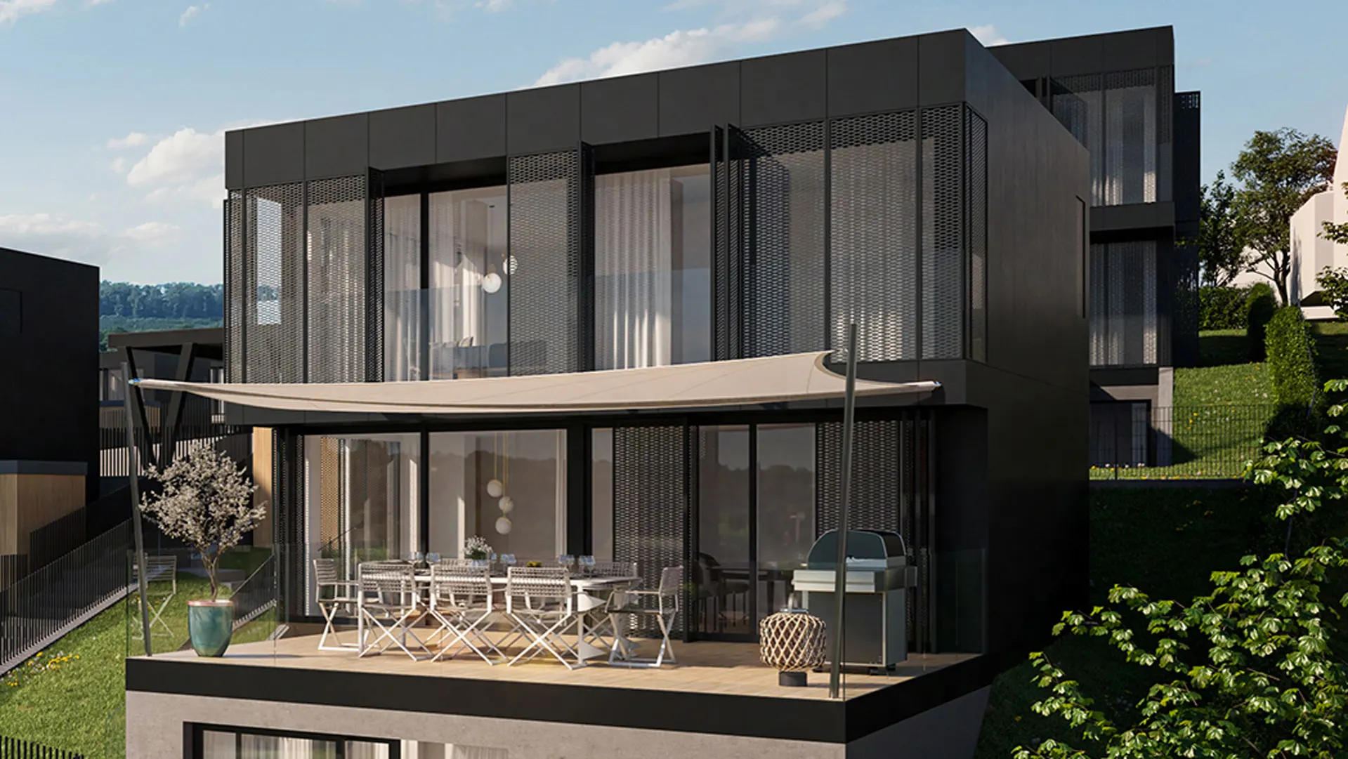 KITZIMMO-Neubau-Luxusvilla in Toplage kaufen - Immobilien Wien Döbling.