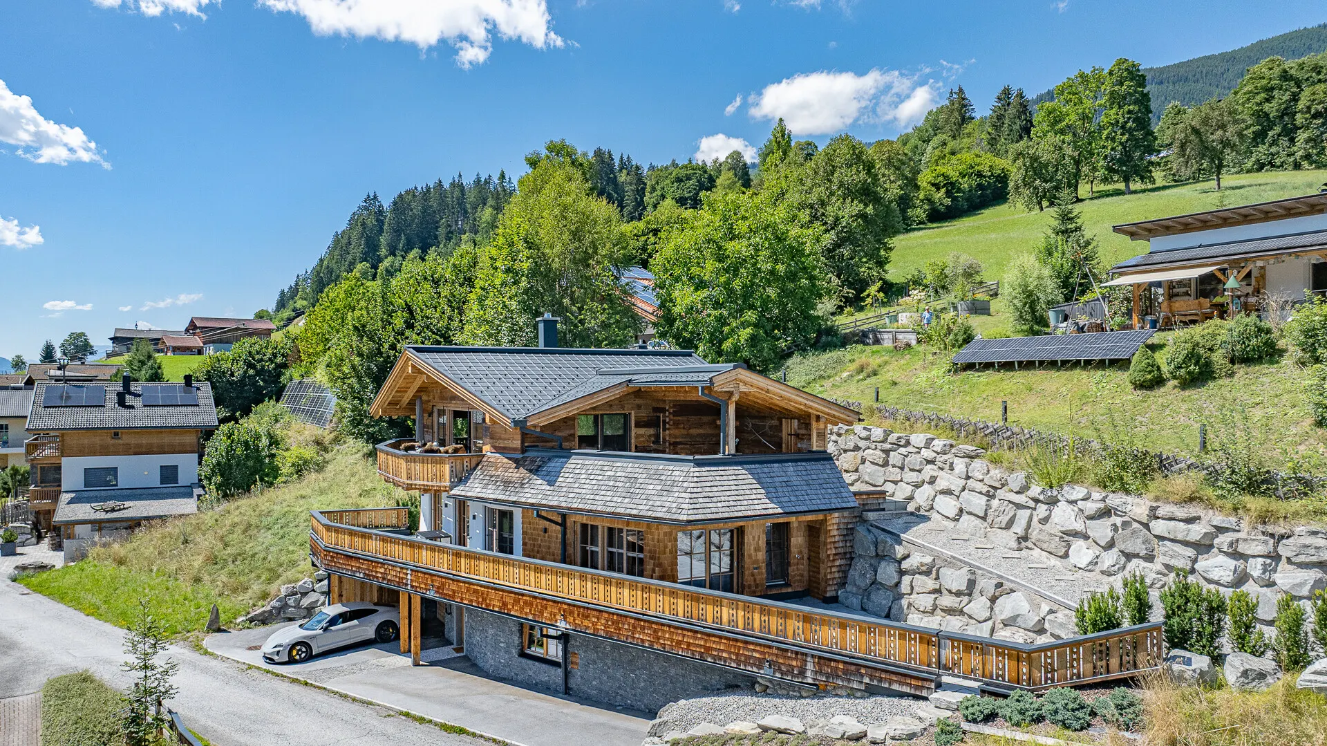 KITZIMMO-Exklusives Chalet am Sonnberg mit Panorama-Ausblick - Immobilien Zell am See.